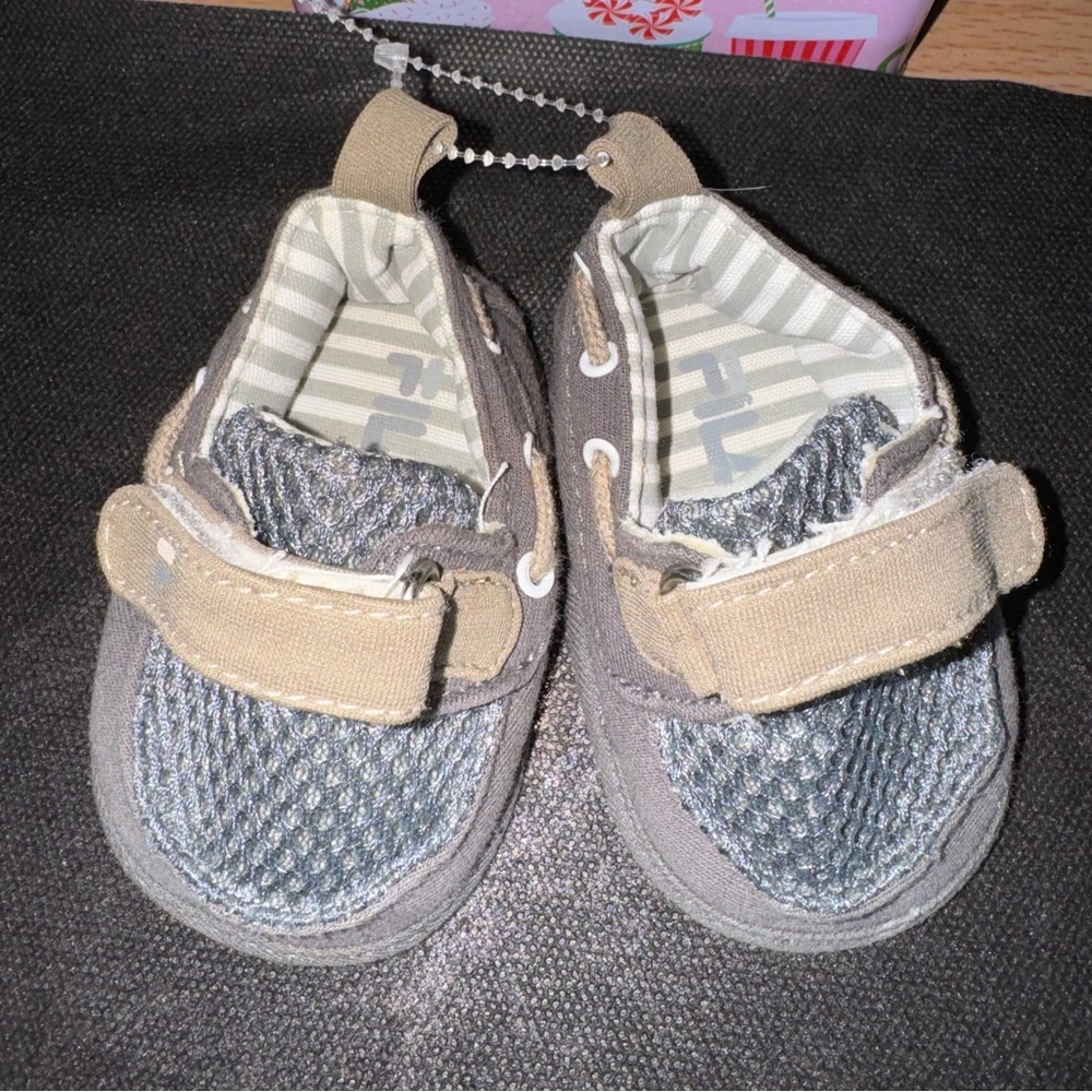 Fila baby boy‎ slip on shoes 0/6M